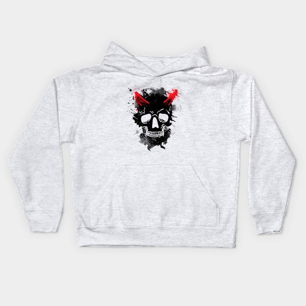 Devil Splash Kids Hoodie by Jess Adams